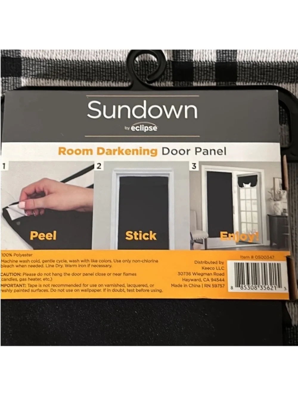 Sundown by Eclipse-(2)Room Darkening Door Panels- 68